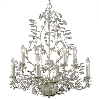 Clemmons 8 - Light Candle Style Chandelier