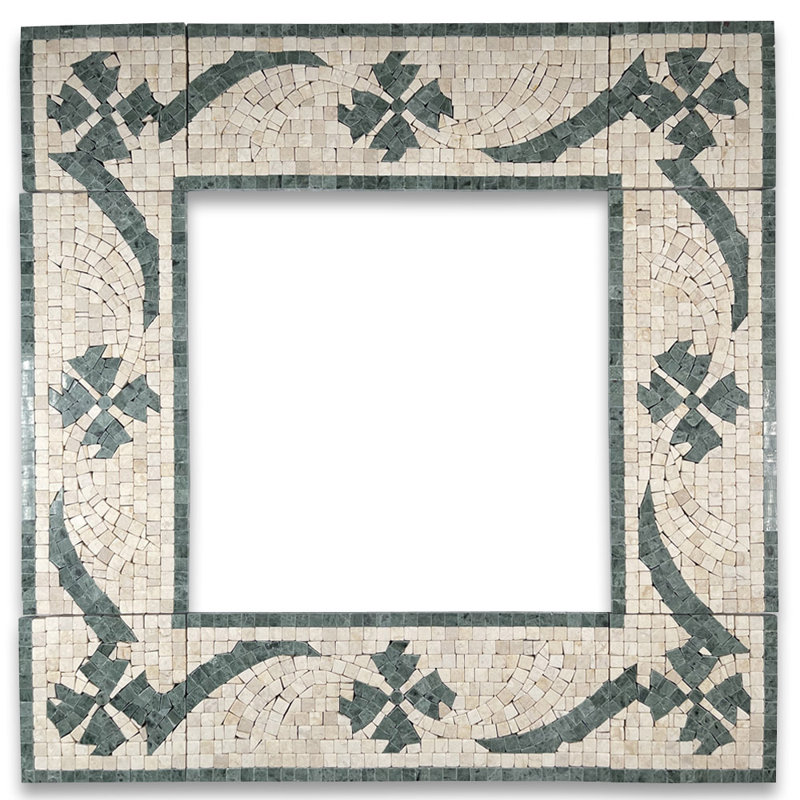 Carreau de mosaïque en bois pour mur et plancher en bois 4,7 "x 12"