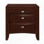 Table de chevet LUCILLE MERLOT-1340908101