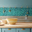 Carreau de mosaïque pour mur et plancher 0,8 po x 0,8 po Mingles