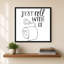 «Bathroom Puns V» par Becky Thorns - Impression sur toile-301643667-301643694
