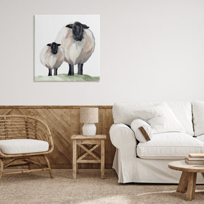 Portrait de mouton et d'agneau, conception par Michele Norman