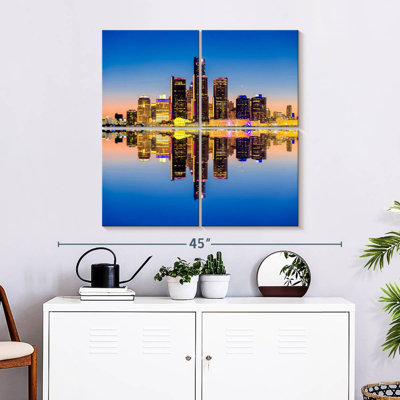 Nicci Detroit Sunset Reflection