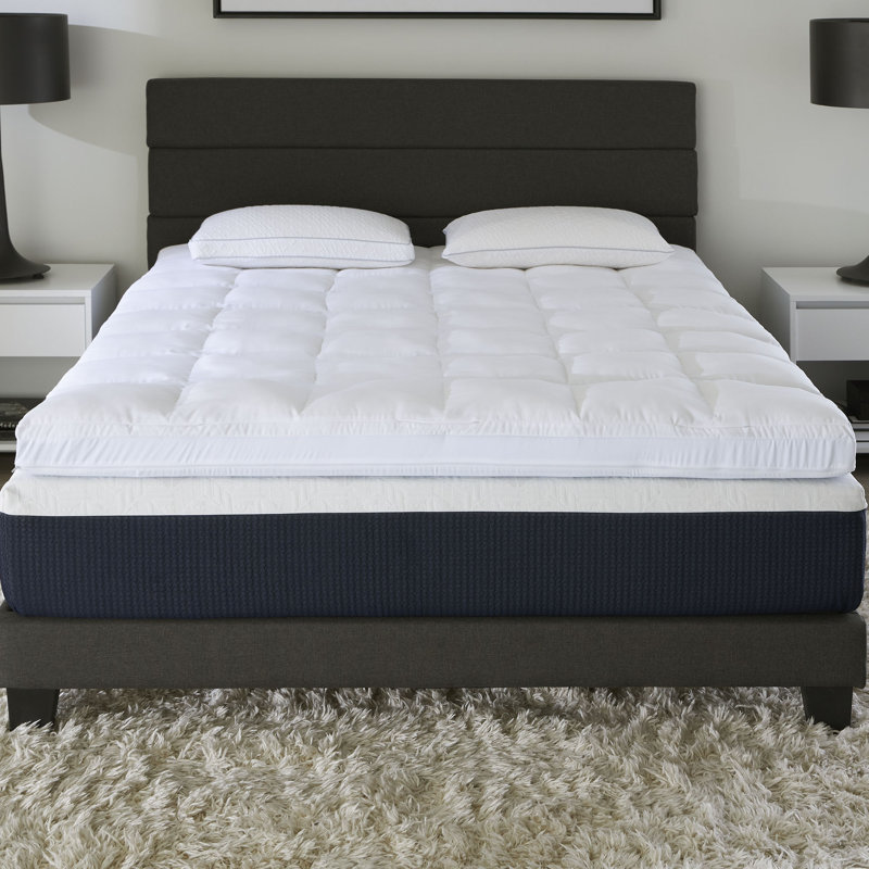 Surmatelas en mousse et fibres 3 po Comfort Tech avec mousse sereine, Twin