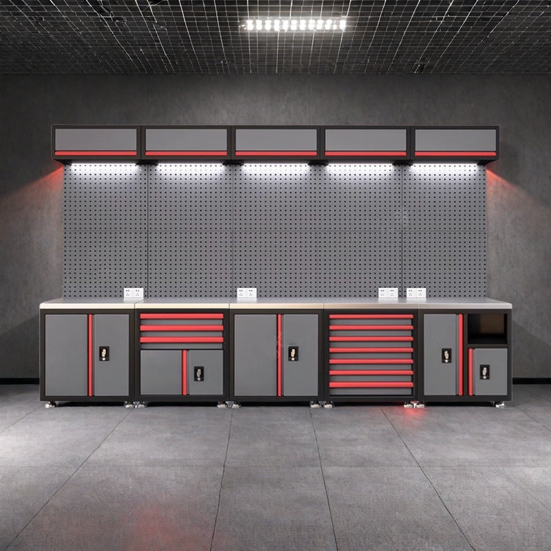 Armoire à outils en métal robuste pour l'industrie automobile