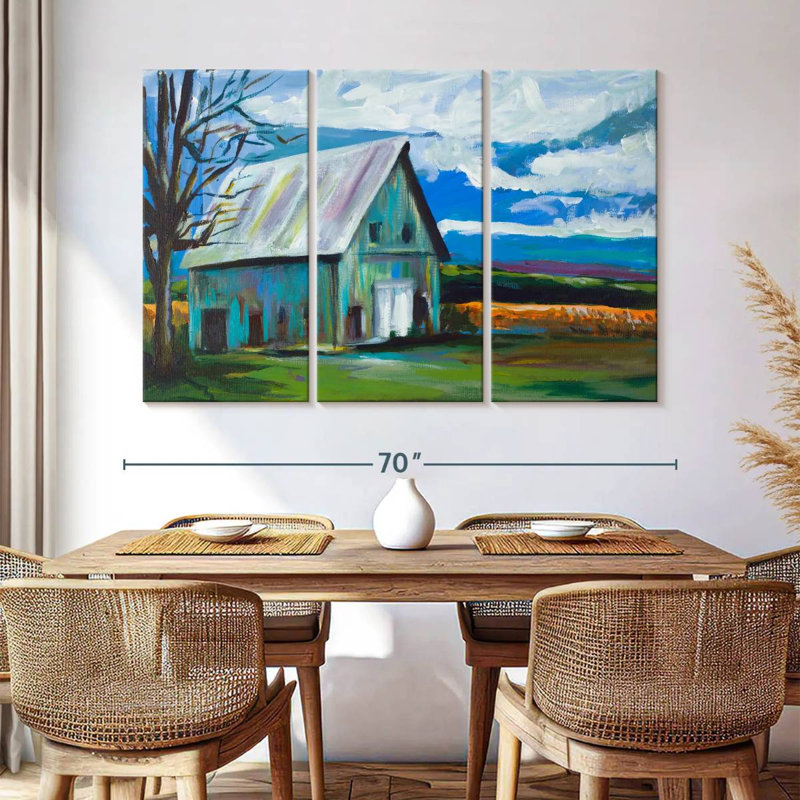 Lilie Old Barn, 42" H x 65" W