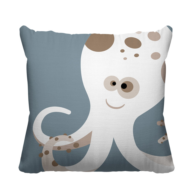 Coussin décoratif Octavious, L 19 po x H 19 po, Gris