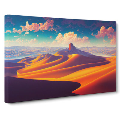 Breathtaking Mountain Landscape - Wrapped Canvas
