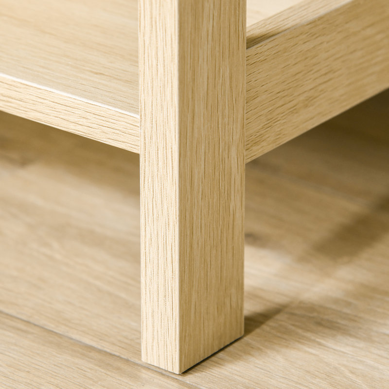 Table de chevet, table d'appoint, organisateur de rangement avec tiroir et tablette
