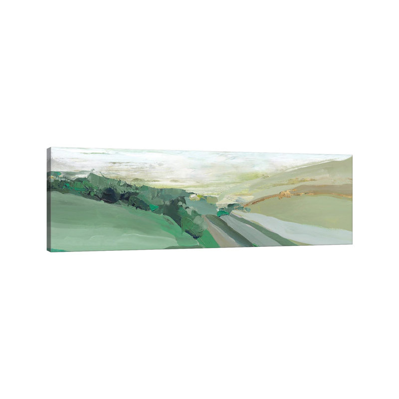 West Green Hills by Isabelle Z - Panoramic Print on Canvas, Wrapped Canvas, 30.48 cm H x 91.44 cm W x 3.175 cm D