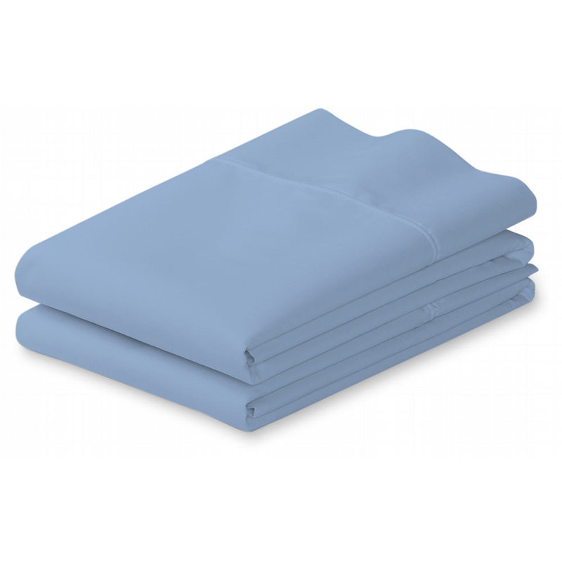 Taies d'oreiller 100% coton, Taie d'oreiller pour taille de lit double / grand, Bleu