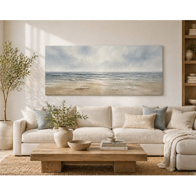 Seascape Horizon Wrapped Canvas Wall Art