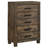 Gurmaan Gurmaan Platform Bedroom Set Rustic Golden Brown-1888897243-1926534100