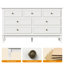 Commode 55 po avec 7 tiroirs spacieux