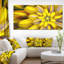 «Massive Yellow Fractal Flower», impression sur toile tendue-20864466