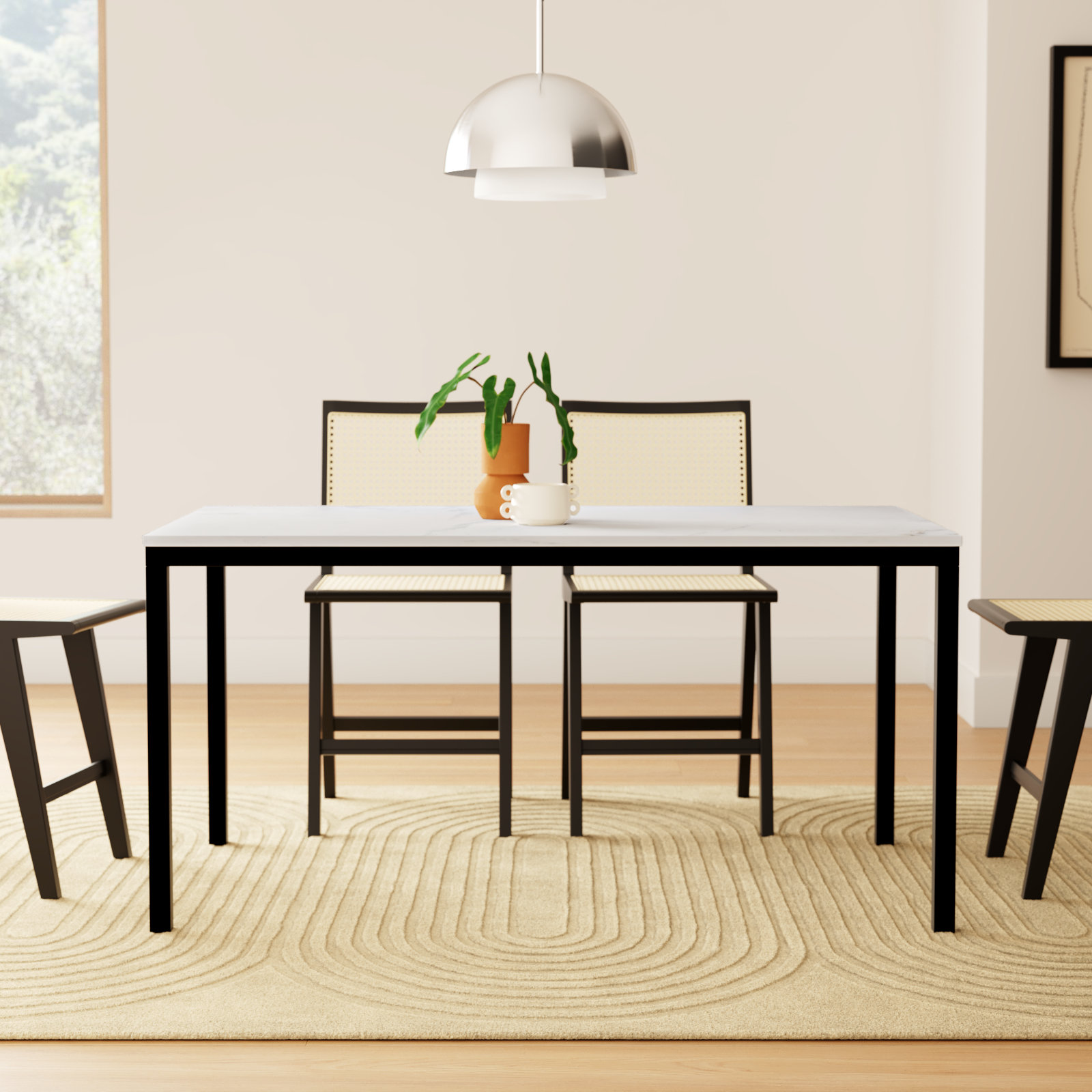 Loft 60" Marble Dining Table