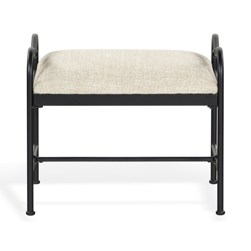 Tabouret d'appoint Floravanti, Taupe