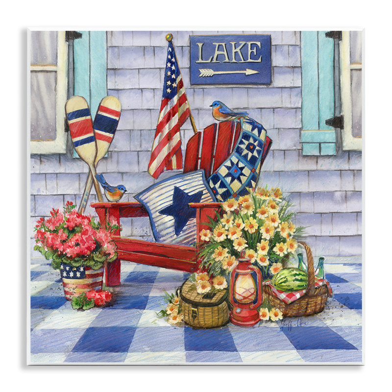 Art mural américain Americana par Geoff Allen