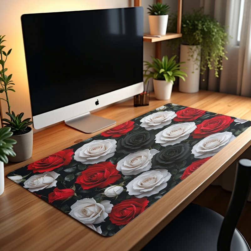Polyester Desk Pad, 14.4x12.1