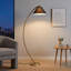 Lampadaire à tablettes intégrées Eclipse Black