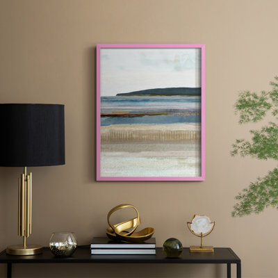 Reproduction encadrée Saltwater Bay II - bois massif