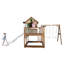 AXI 613cm W x 277cm D Outdoor Hemlock Wood Playhouse-743380964