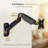 Mount-It! Single Monitor Wall Mount Arm for monitors up to 32"