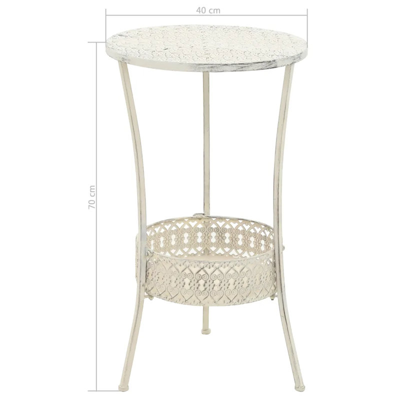 Glidewell Round Metal Dining Table