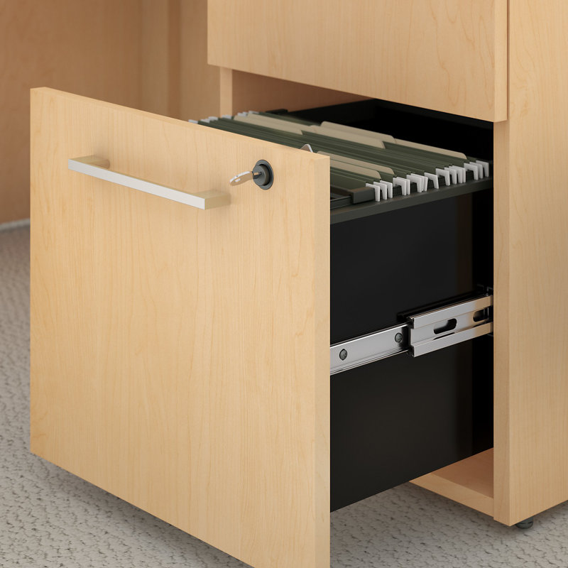 Bureau d'écriture en U 400 Series, Chêne naturel