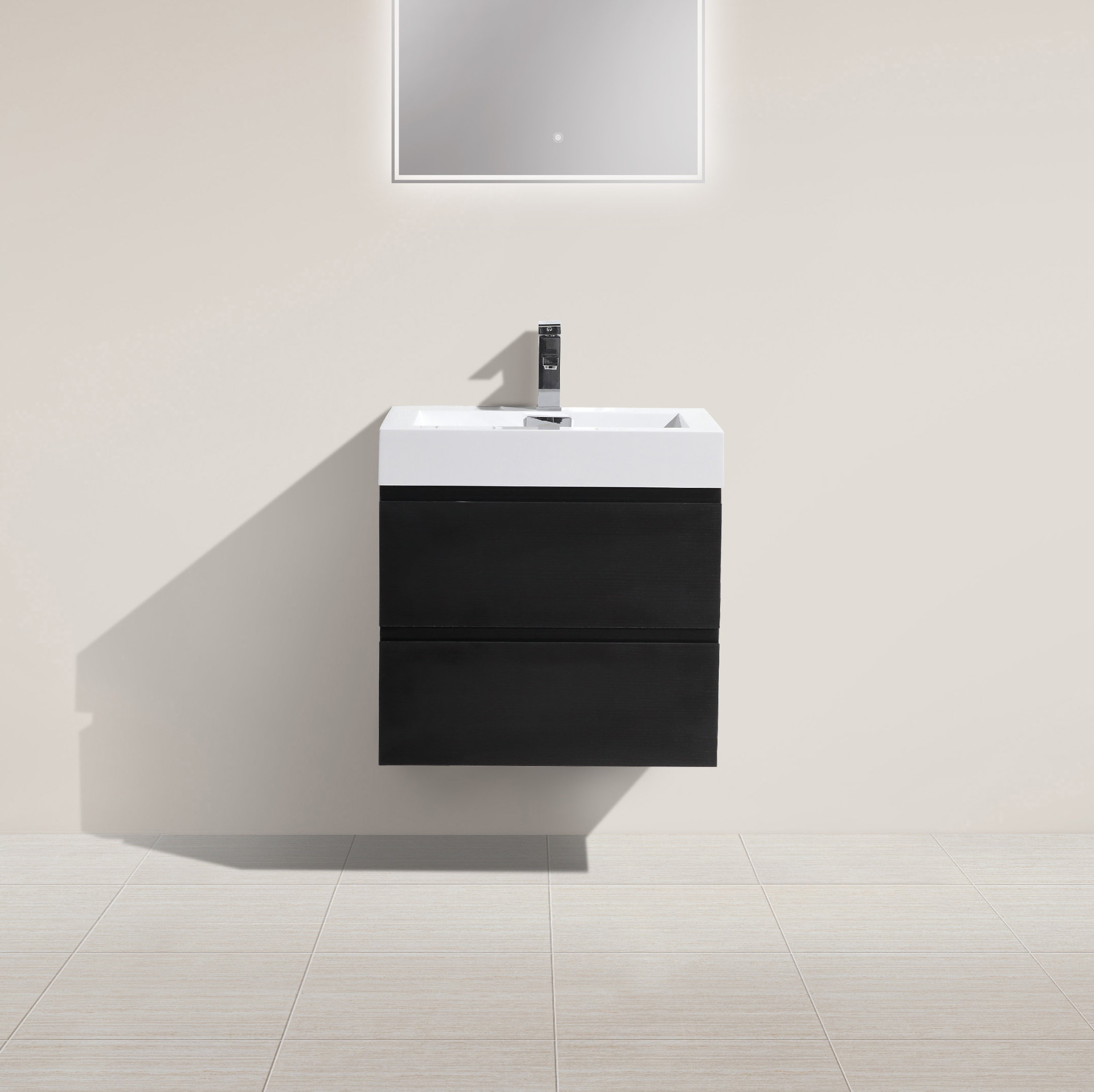 Morenobath 24" Wall Mounted Single Bathroom Vanity Base Only | Wayfair