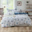 Housse de couette 100% coton lavé - ensemble de literie de style bord de mer nautique, ensemble de housse d'édredon imprimé avec fermeture à glissière 4 attaches-111536869-111536875