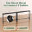 Long Console Sofa Table With Power Outlets And USB Ports, Sturdy Metal Frame, Adjustable Feet, And Anti-Tipping Strap, Perfect For Behind Couch Placement-112390240-112390238