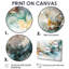 «Vibrant Paint Eruption V», art mural moderne sur toile 4 pièces-1026133576-1026133577