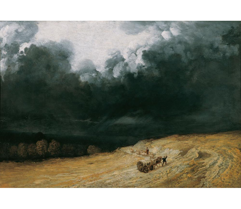 «Storm Landscape» par Georges Michel - Art mural sur toile tendue avec châssis, H 24 po x l 17 po