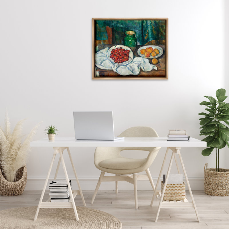 Art mural classique sur toile flottante, nature morte par one1000paintings, Cadre flottant orme Montalcino, H 25 po x l 31 po