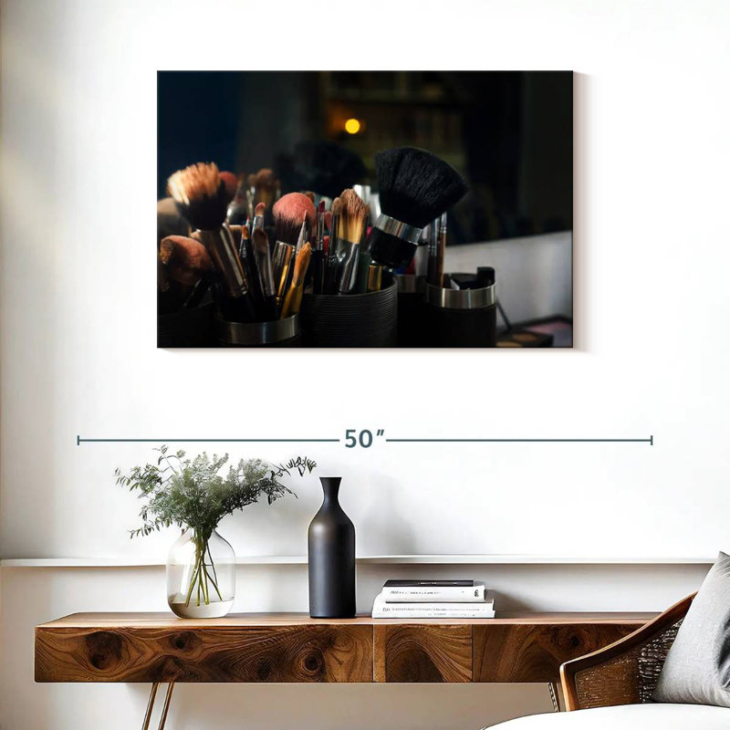 Shuttleworth Makeup Brush Collection, 24" H x 36" W