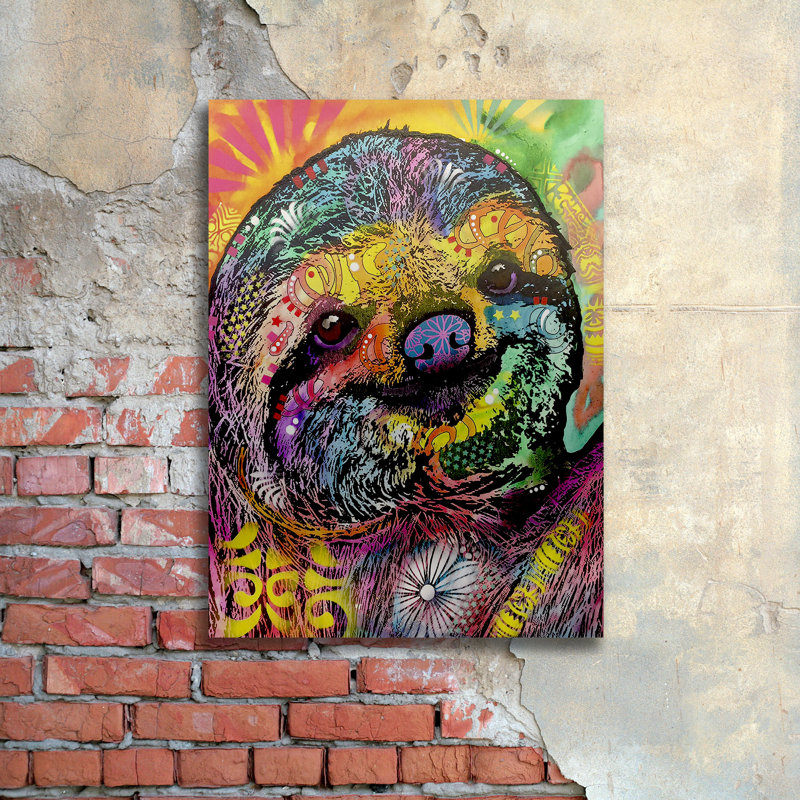 « sloth », impression, H 22 po x l 16 po x P 1 po, Aucun mat, Sans cadre