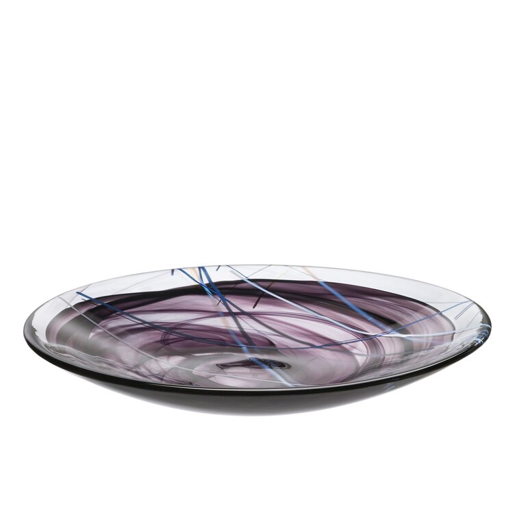 Kosta Boda Contrast Crystal Platter