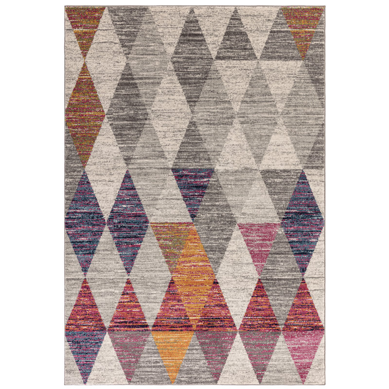 Ralph Geometric Area Rug, Rectangle 80 x 150 cm