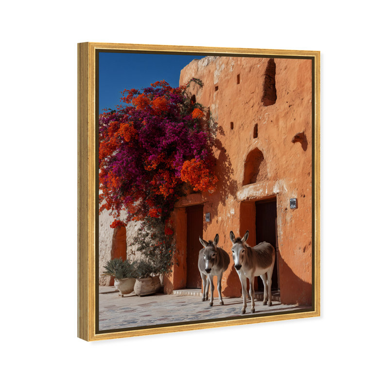 Morning Wait Print by Oliver Gal, Gold Floater Frame, 31"H x 37"W