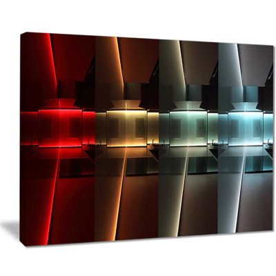 " Kitchen With LED Lighting "
