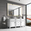 Miroir mural 84 po x 48 po avec éclairage à DEL haute luminosité et anti-buée