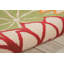 Tapis intérieur / extérieur vert / rouge / orange à motif floral Miraloma-1988820964