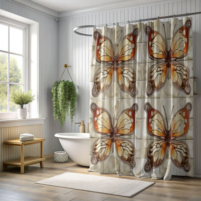 Boho Airy Delight - Premium Shower Curtain