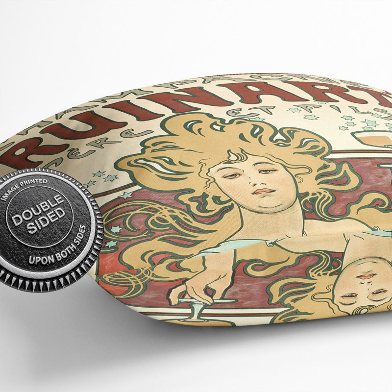 Champagne Ruinart Vol.1 Square Throw Cushion, 40cm H x 40cm W x 15cm D