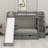 Twin Over Full Bunk Bed With Drawers-1086268957