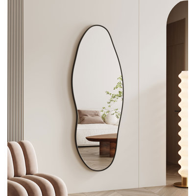  Miroir ondulé mural irrégulier pour vestiaire, chambre à coucher, salon et vestibule