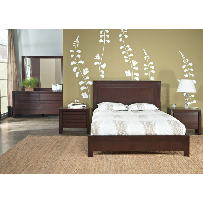 Ensemble de chambre configurable avec lit plateforme Felicia