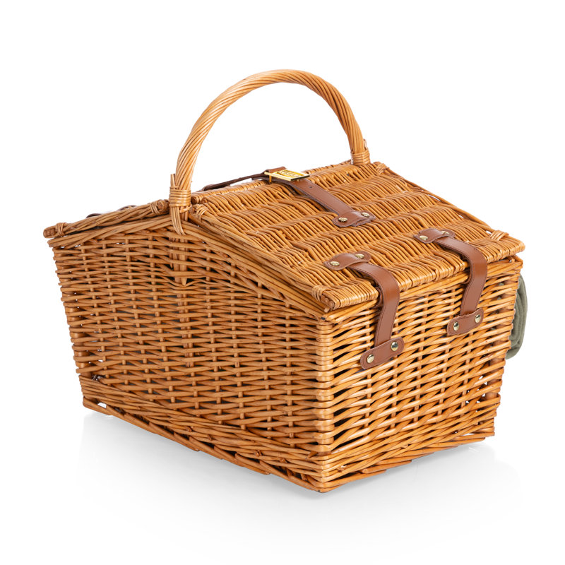 Somerset Deluxe Picnic Basket, Brun pâle