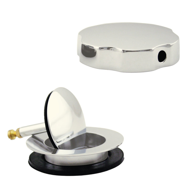 1-1/2" Replacement Trim for Cable Drive Bath Drain Waste & Overflow Assemblies, Polished Nickel